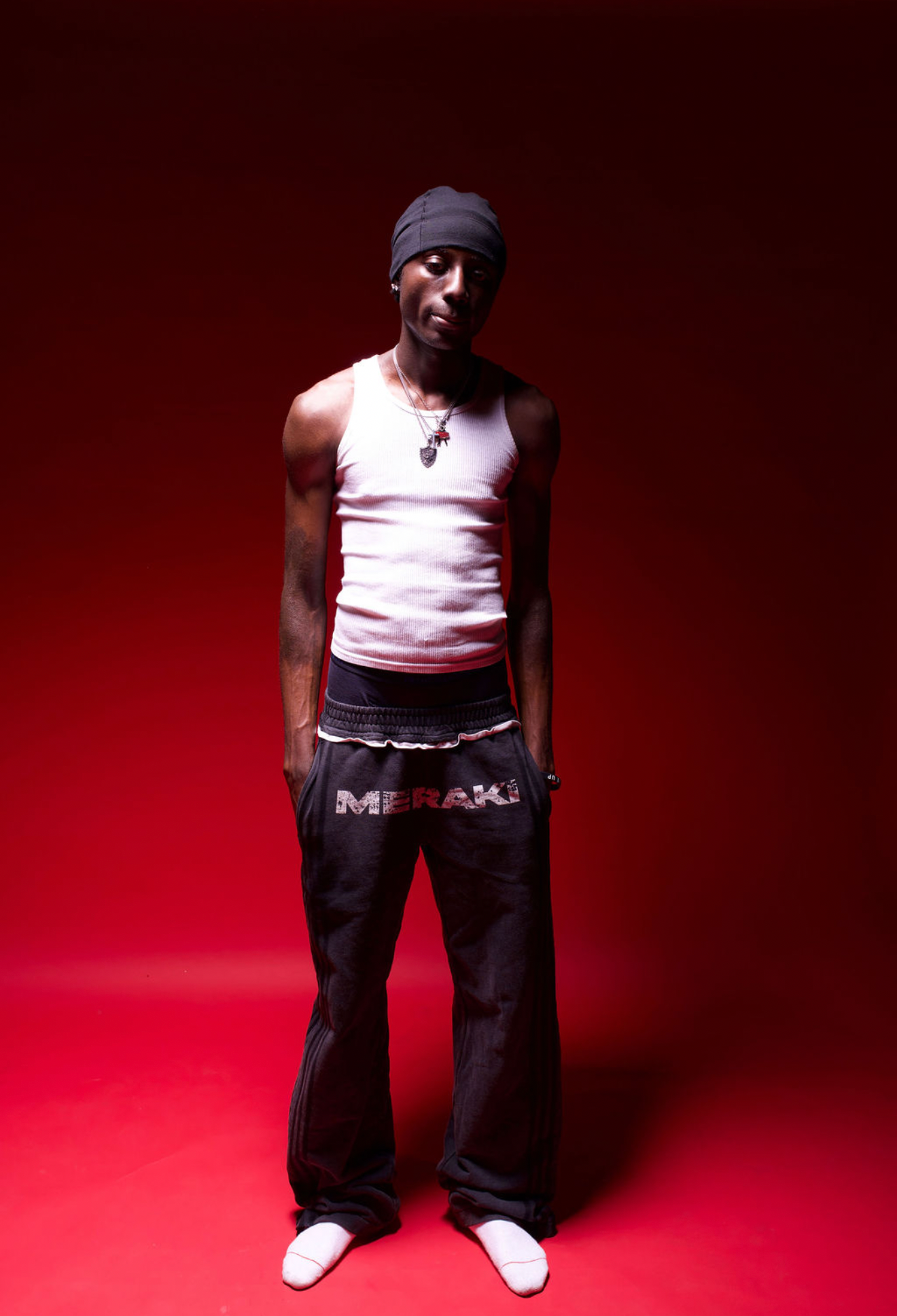 ‘MERAKI’ SIGNATURE SWEATPANTS BLACK